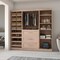 Bestar Bestar Pur 86 in Closet Organizer with Storage Cubbies in rustic brown 26853-000009 - alternate 5